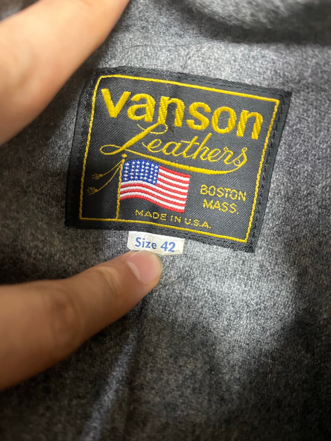 70's vanson 스웨덴 모터사이클 레더 자켓 상품이미지5
