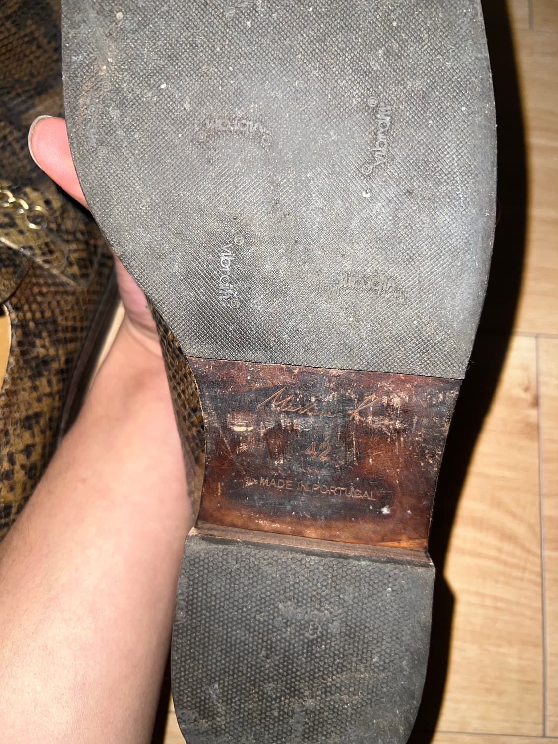 Martine rose 90-91 뱀피 로퍼 42사이즈 상품이미지3