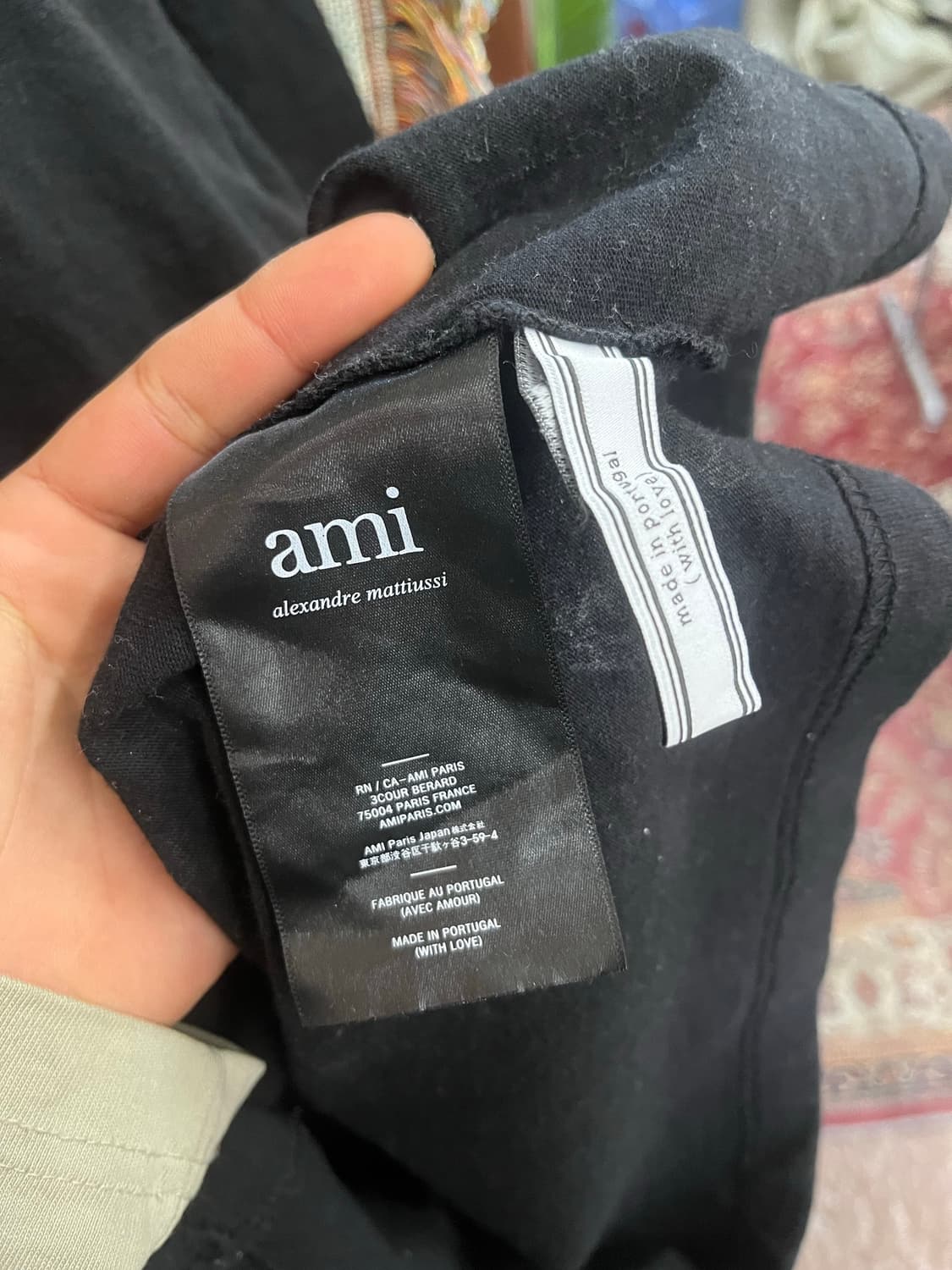 아미 스몰 하트 로고 반팔티 #csz785 상품이미지6