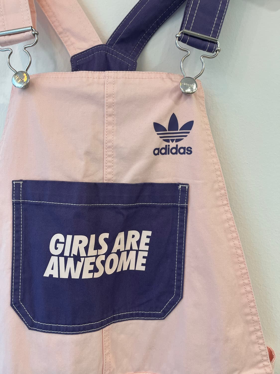 아디다스 x Girls Are Awesome 컬러블록 멜빵바지 상품이미지5