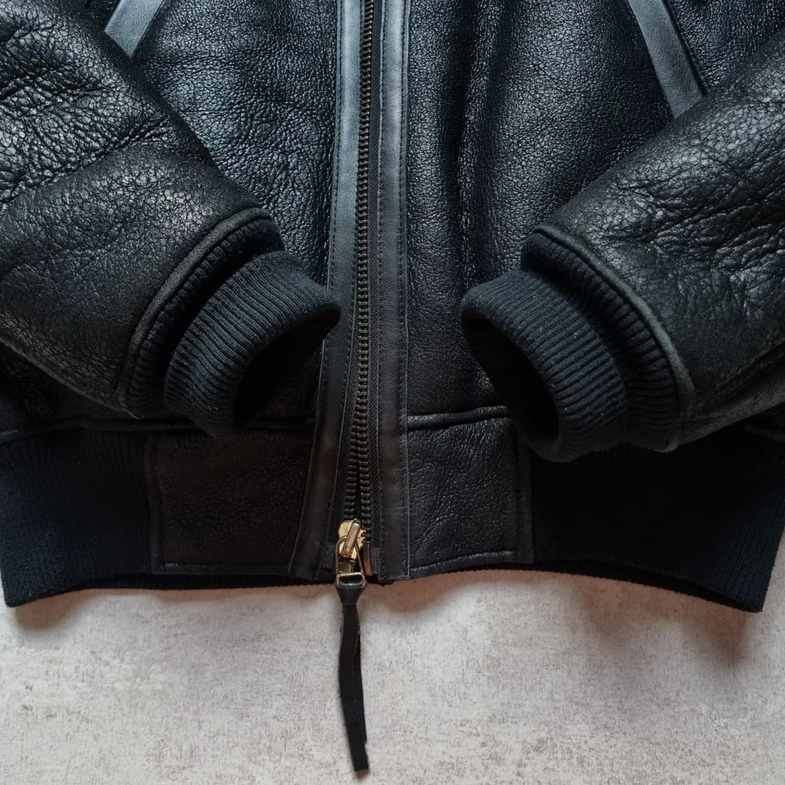 jpn Morgan B-15A 쉐어링 자켓 블랙 105sz 상품이미지3