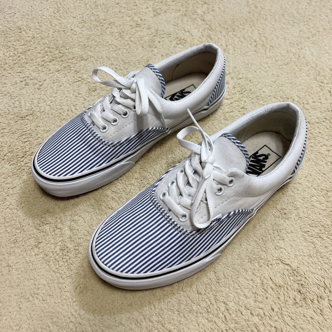 반스 2015 에라 스트라이프 "Deck Club" 트루 화이트 상품이미지1