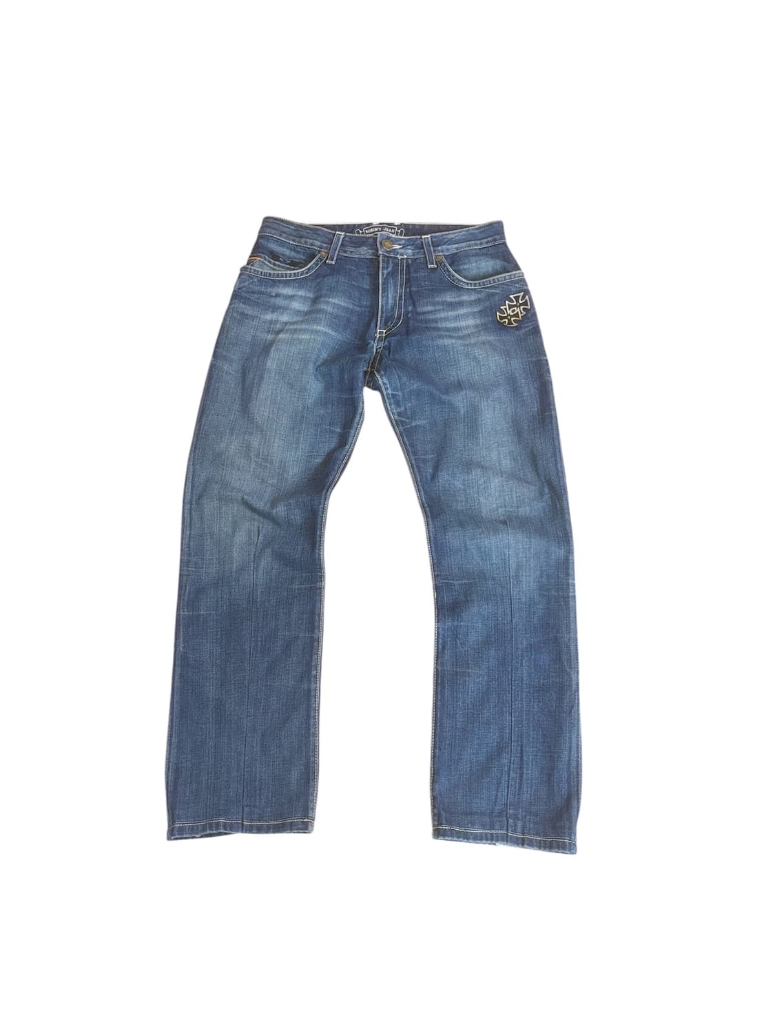 Robin's Jeans 더블 프론트 크로스 데님 팬츠 상품이미지2