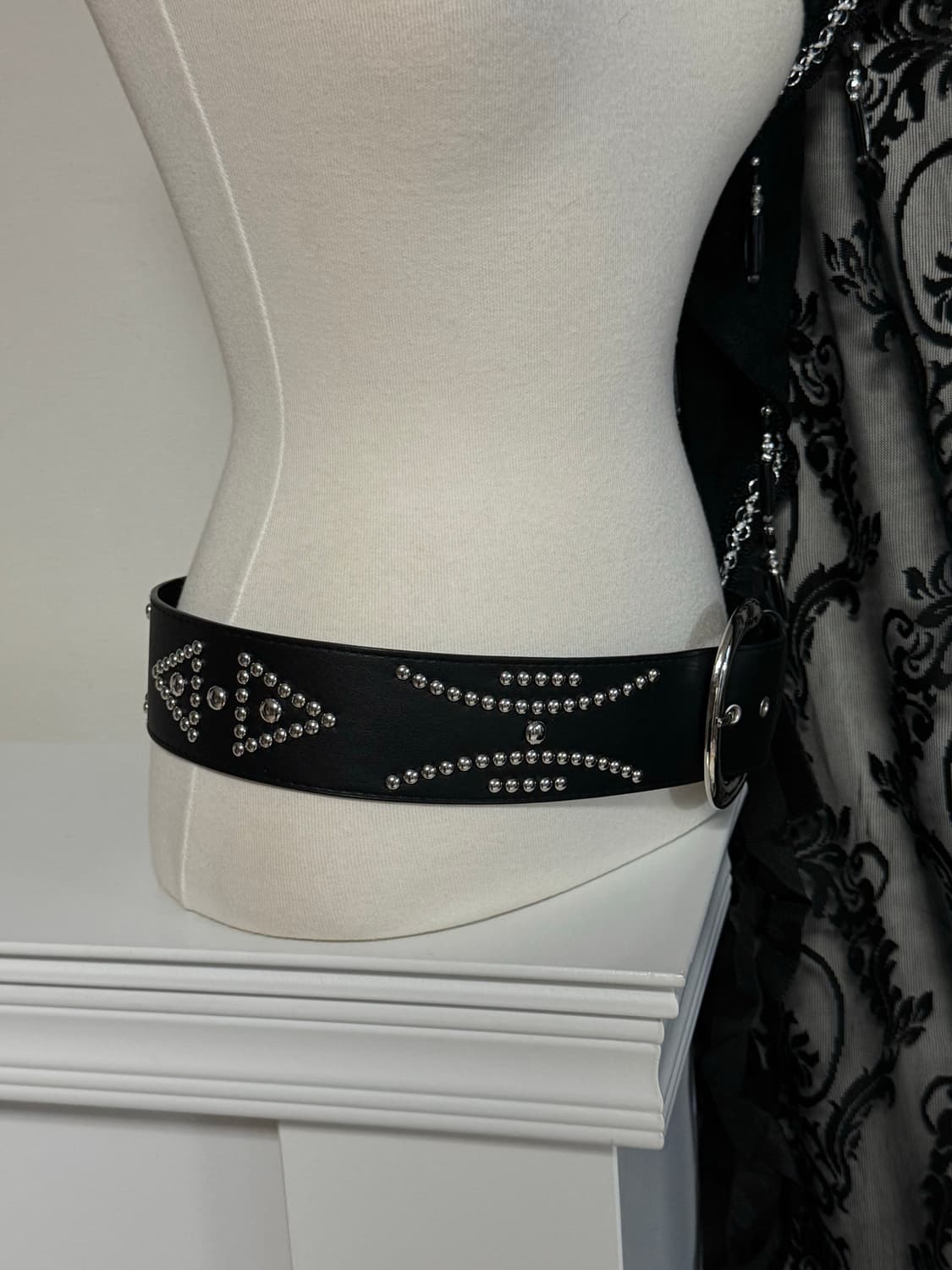 빅버클 스터드 캐피탈 벨트  상품이미지7