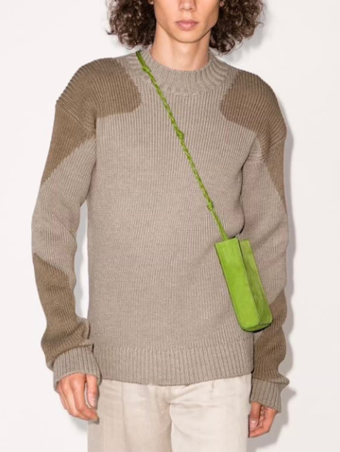 자크뮈스 자카드 메리노 울 니트 상품이미지1