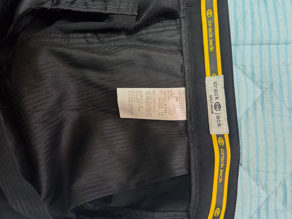 옷장정리)크랙잭 골프 반바지 블랙34 상품이미지5