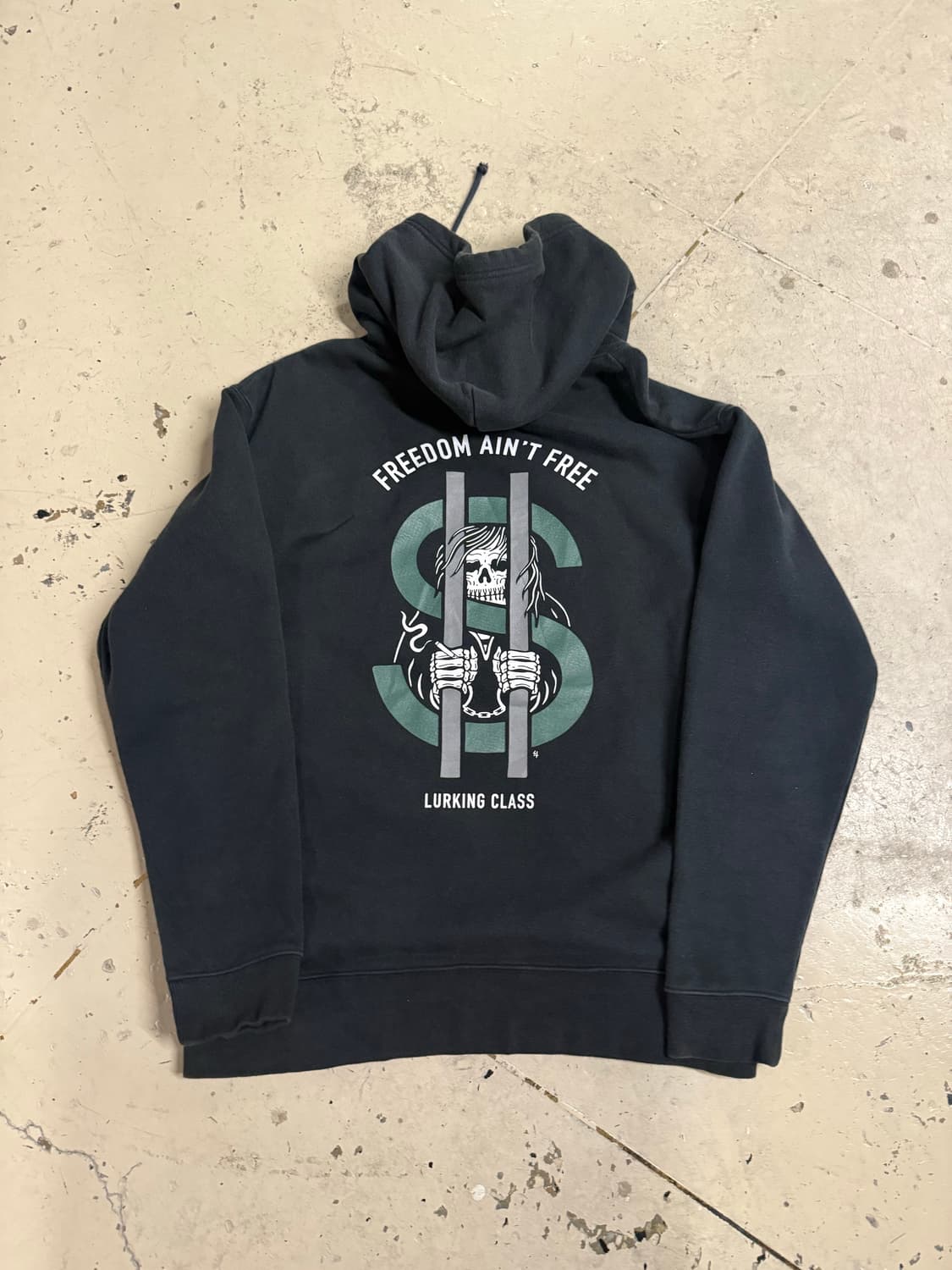 back skull printing detail hoodie 상품이미지4