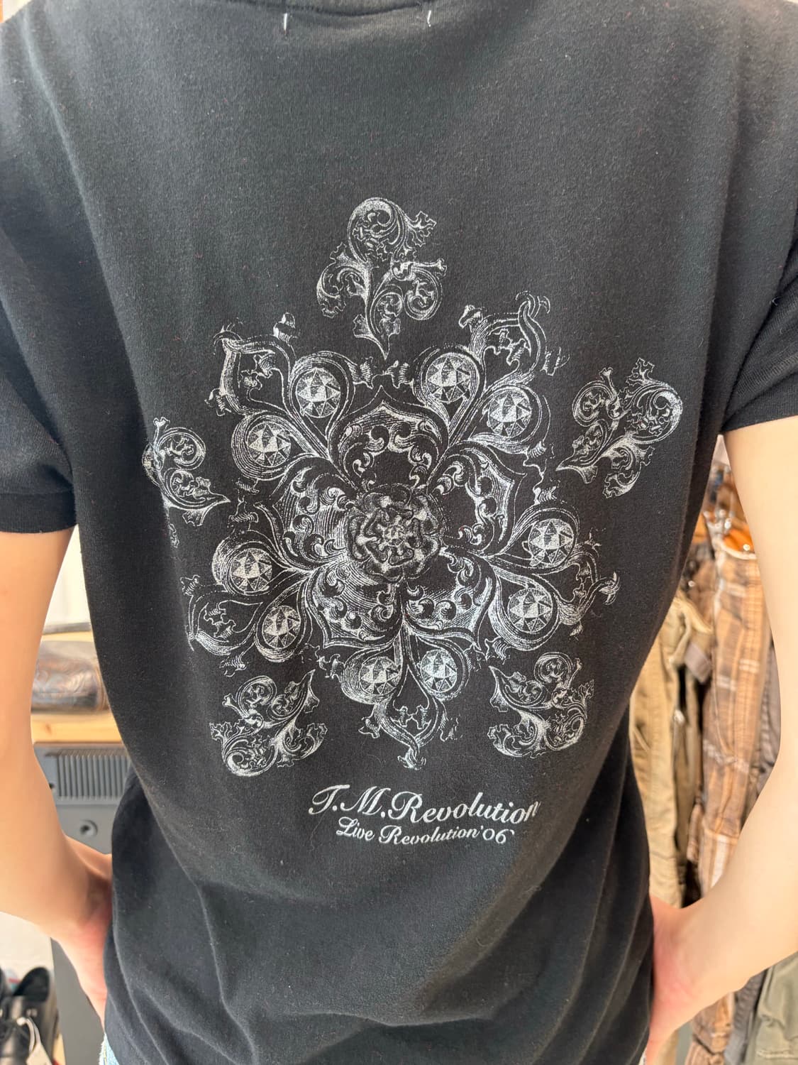 Diesel T.M.Revolution 라이브 투어 블랙 반팔 티셔츠 L 상품이미지1