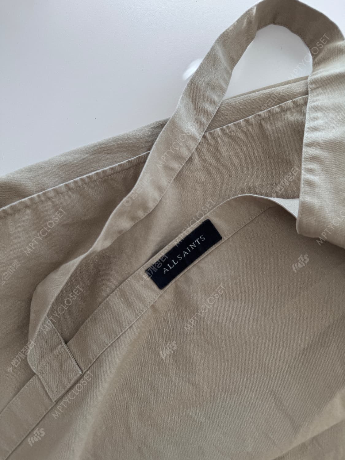 올세인츠 biggy 토트백 라이트카키 상품이미지7