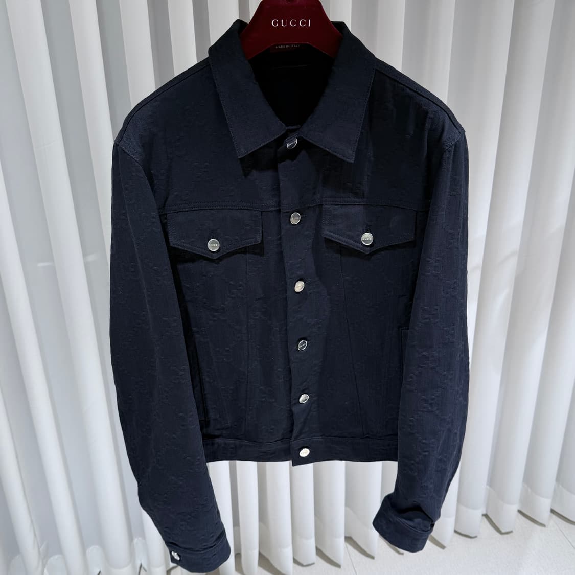 48 / 구찌 GG모노그램 자카드 블랙 신상 자켓 /25FW 상품이미지2