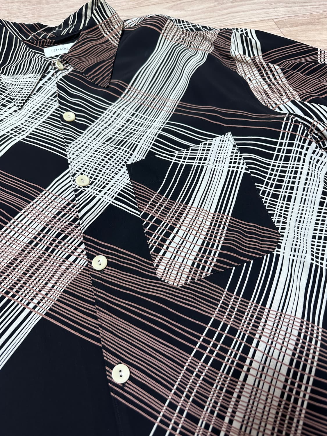 [52]르메르 마카롱 컨버터블 반팔 셔츠 상품이미지4