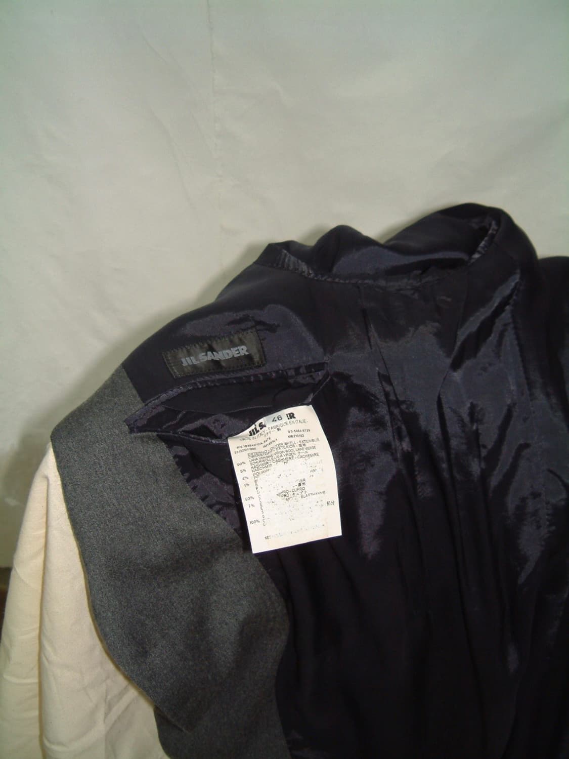 Jil sander 本人期 2013fw Gray jacket 46 상품이미지4