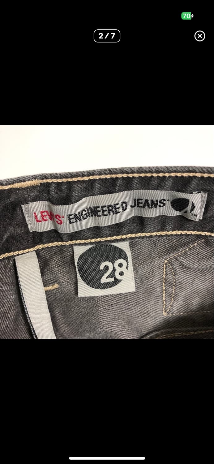 리바이스 엔지니어드 데님팬츠 28 상품이미지4