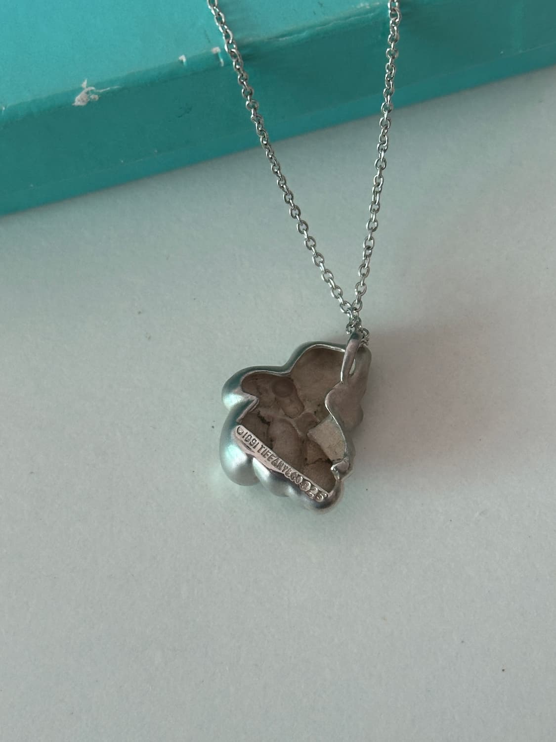 Tiffany & Co. Teddy Bear 925Silver Neckl 상품이미지4