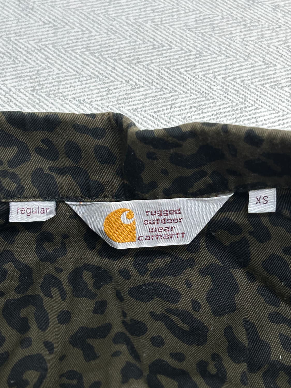 칼하트 wip 어드벤쳐 카모플라쥬 셔츠 xs 상품이미지6
