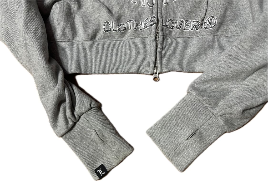 러브이즈트루 크롭 후드집업 상품이미지3