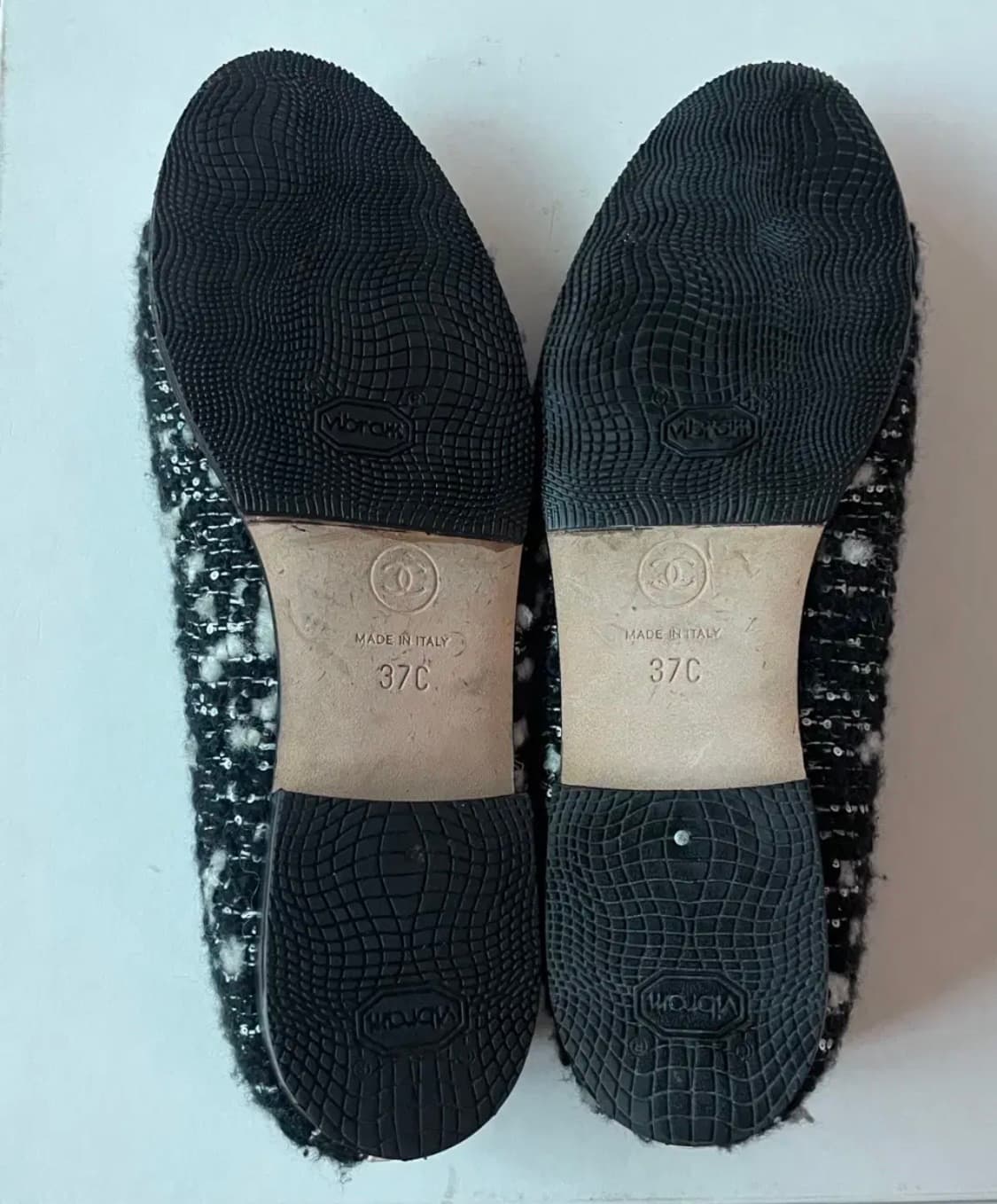 샤넬 트위드 발레리나 플랫 37 상품이미지5