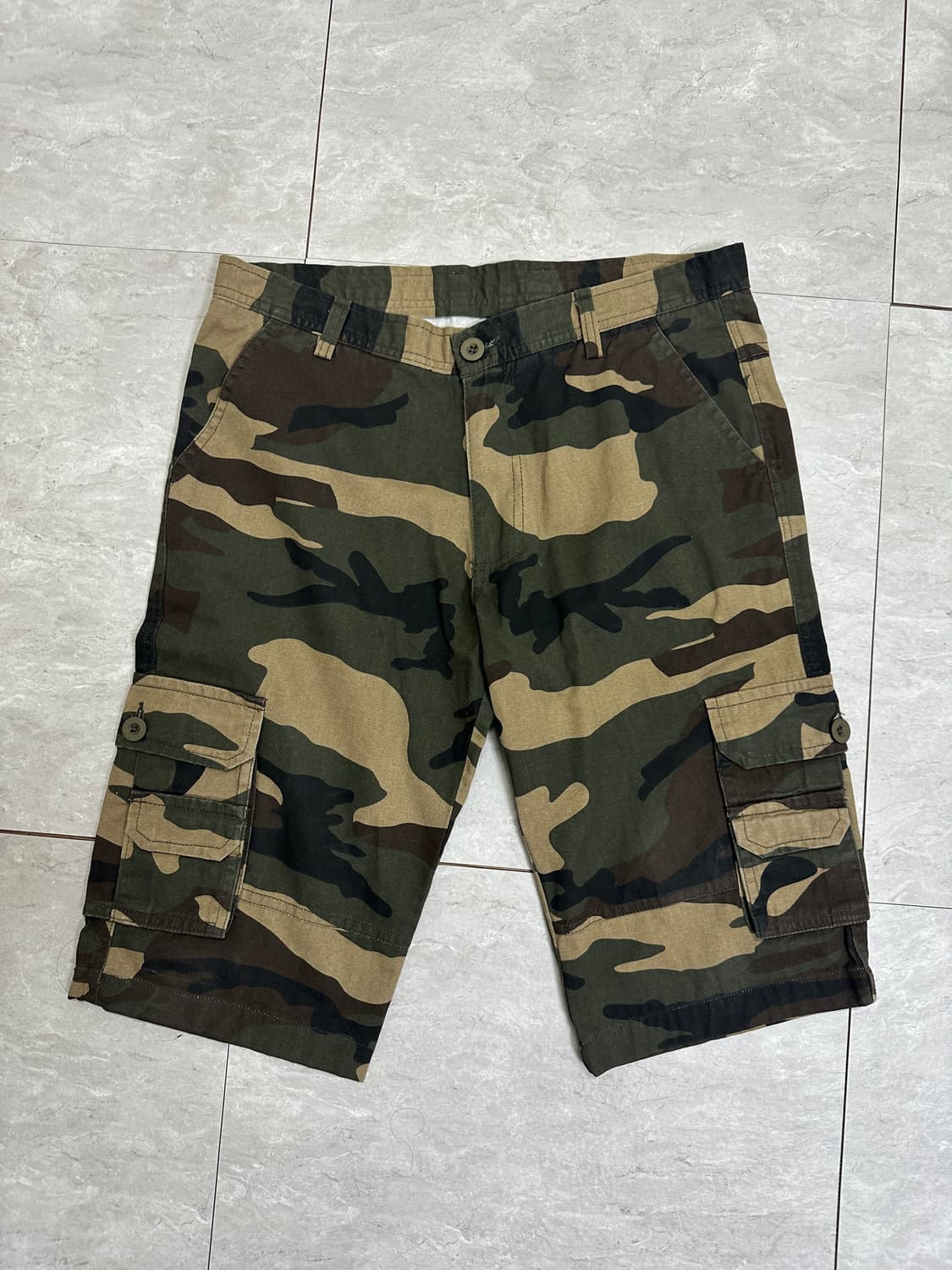 빈티지 카모 쇼츠 상품이미지1