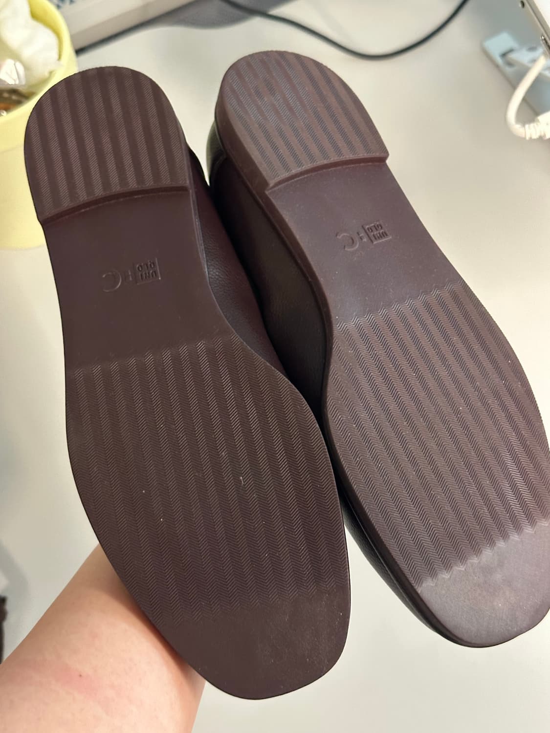 (새상품) 유니클로C 스퀘어 플랫 슈즈 상품이미지3