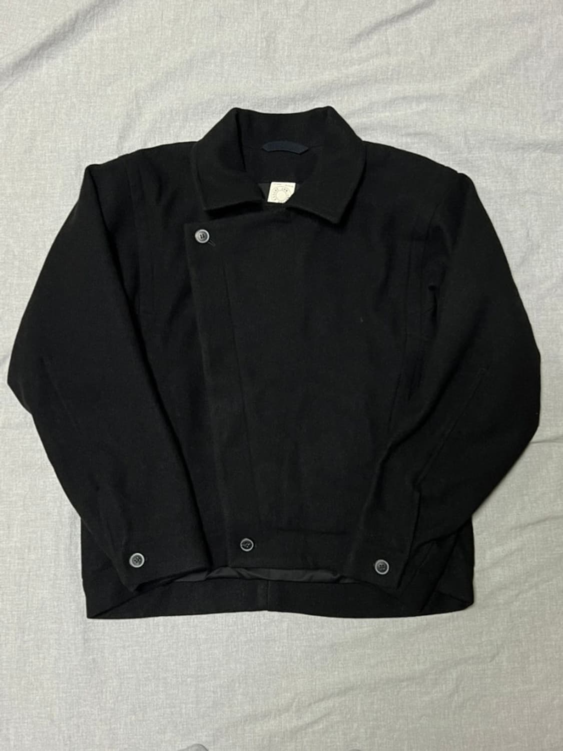 구매) 얀얀반에쉐 야크울 피코트 블랙 상품이미지1