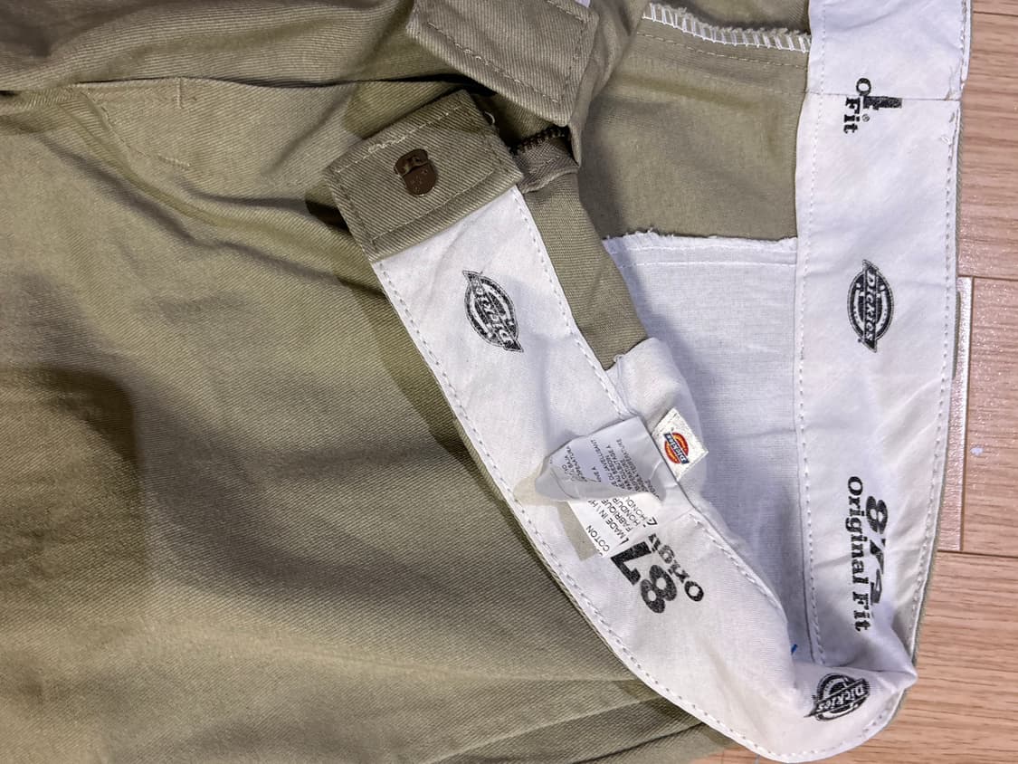 [36x28] 디키즈 874 오리지널 핏 워크팬츠 - 카키 (베이지) 상품이미지2