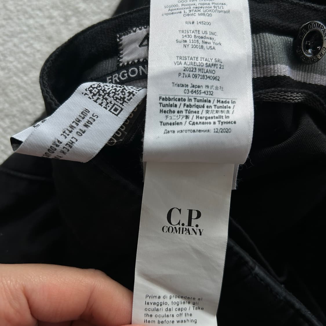 C.P.컴퍼니 블랙 카고 바지 32 상품이미지5