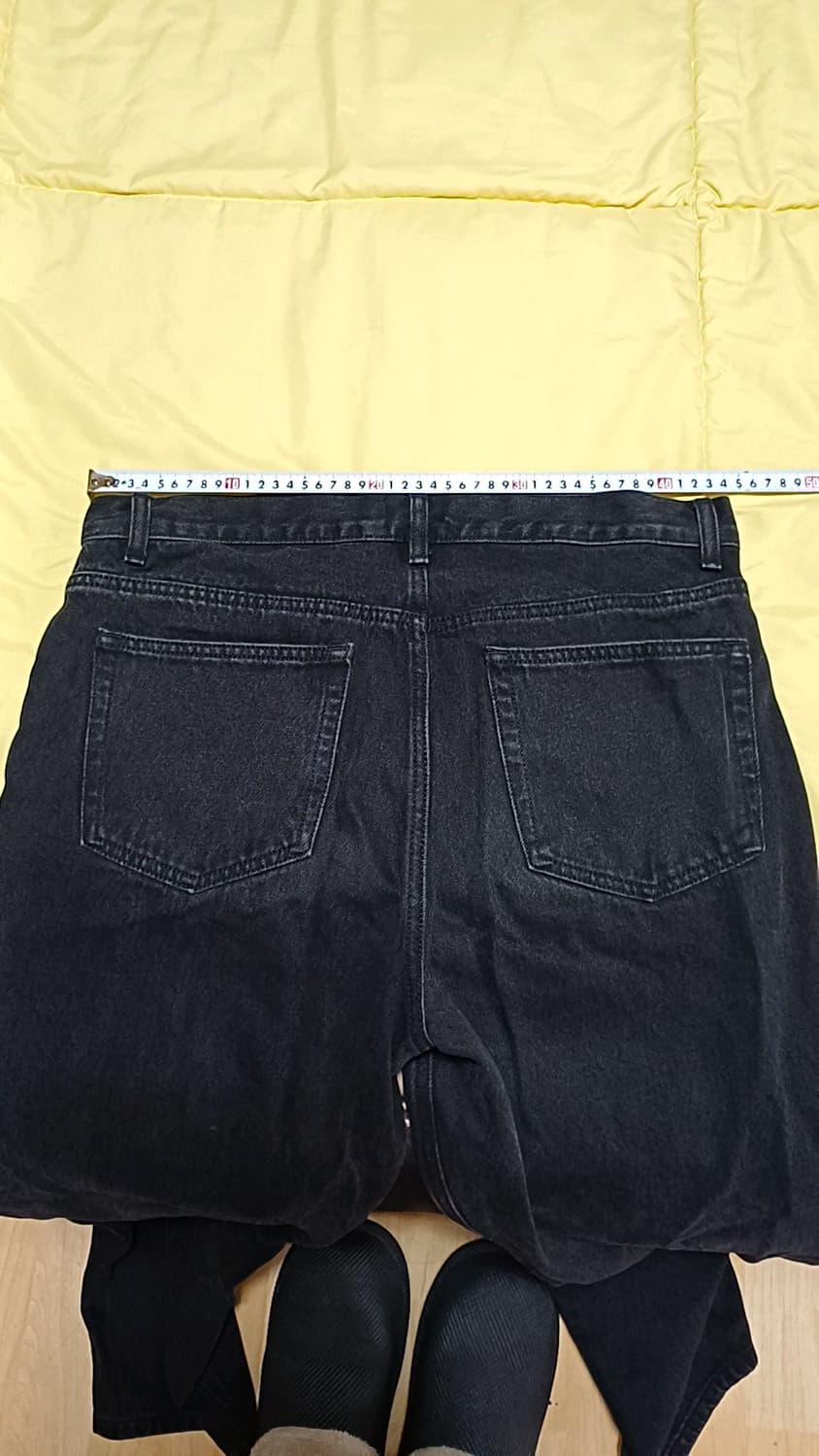 무신사 워시드블랙진 34인치 기장106 상품이미지5