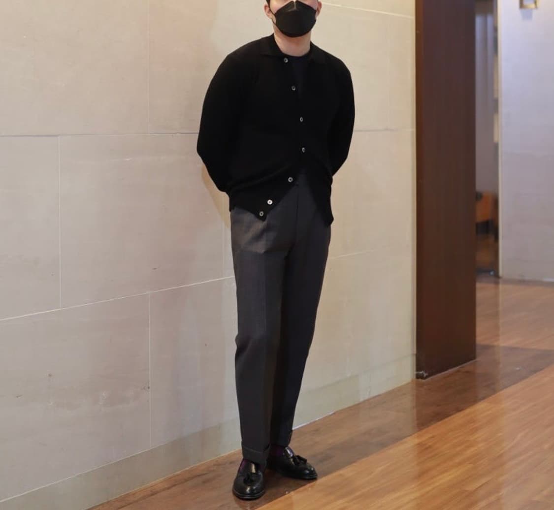 이올로 카라니트 가디건 M 블랙 상품이미지7