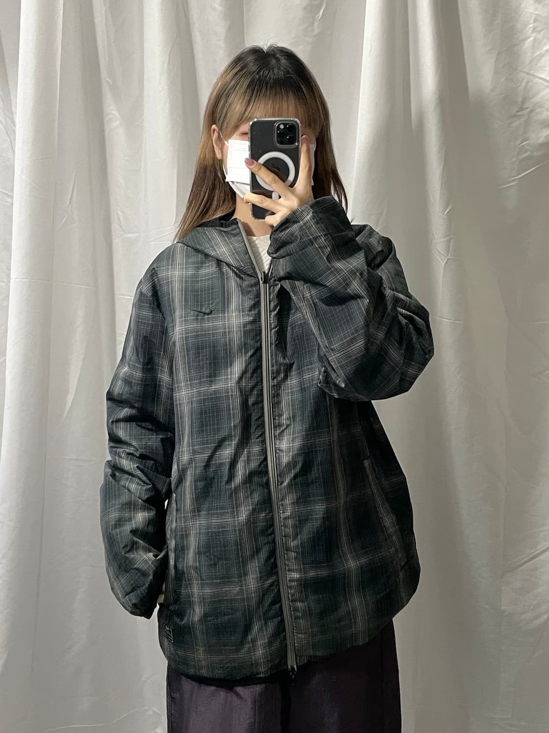 나이키 리버시블 후드 바람막이 XL 상품이미지1