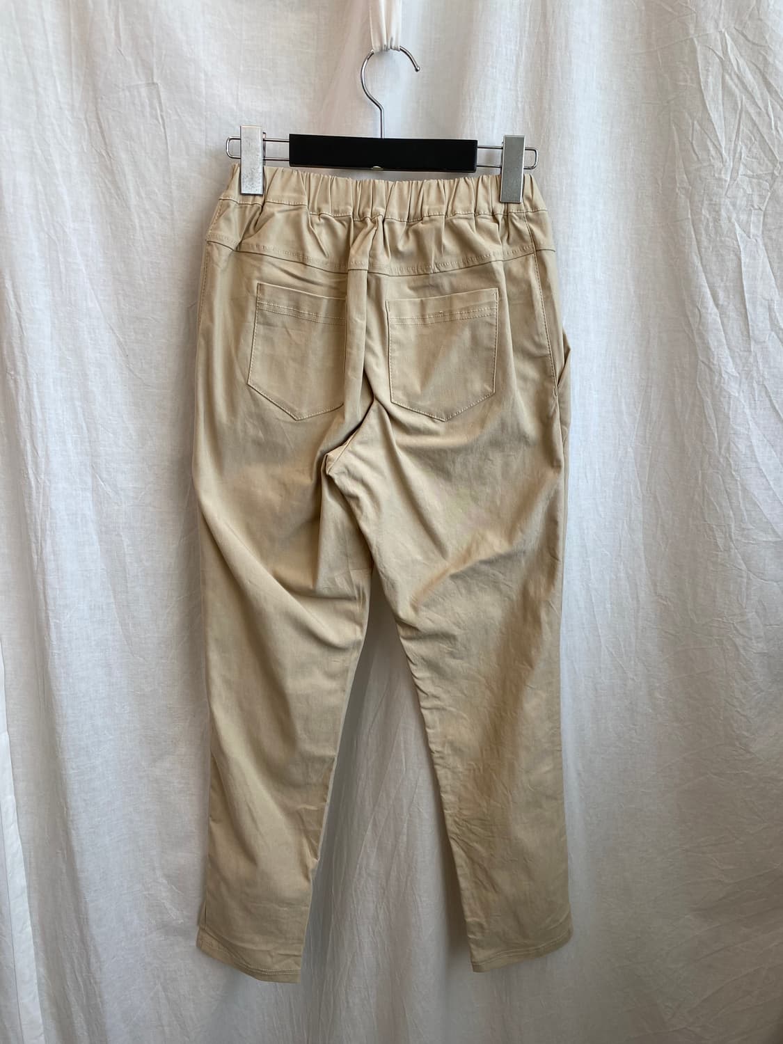 베이지 밴딩 팬츠(M) 상품이미지2