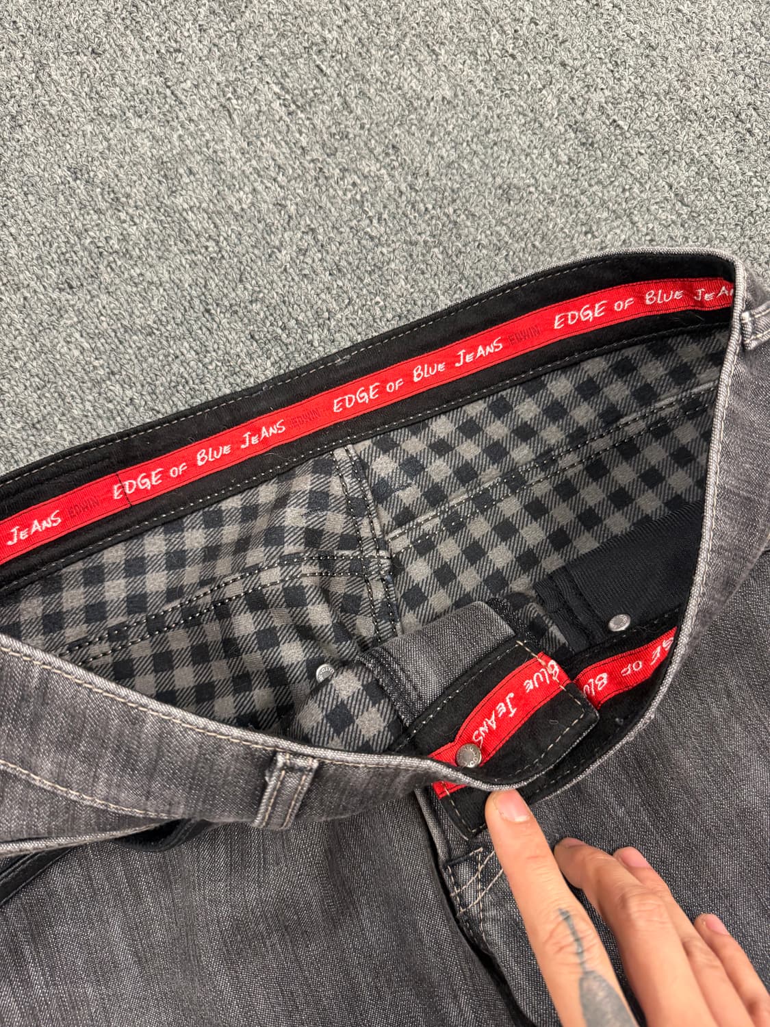 29) 에드윈 503 빈티지 블랙 데님팬츠  상품이미지3