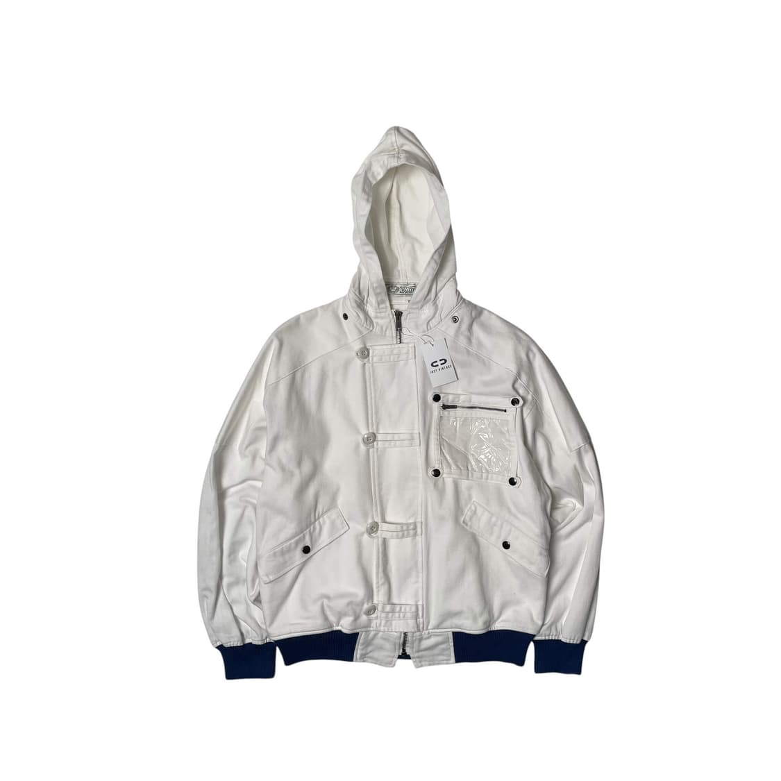 80's royce 화이트 후드 집업 상품이미지1