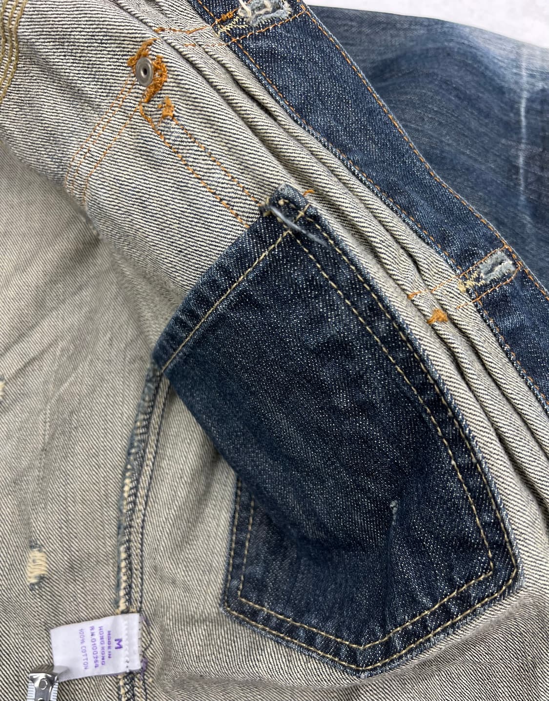 스티치 중청워싱 청자켓 M 상품이미지9