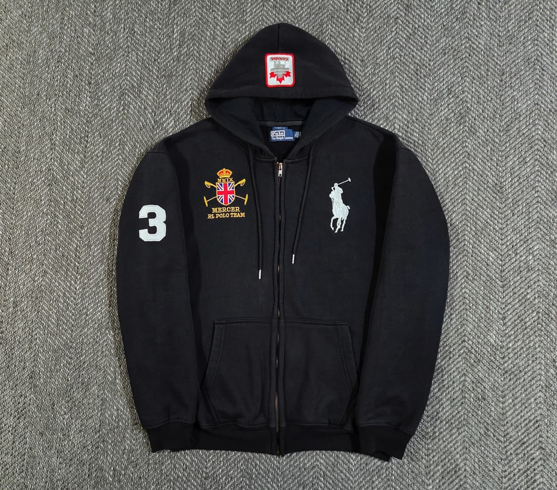 폴로 랄프로렌 빅포니 넘버링3 캐나다 후드집업 상품이미지1