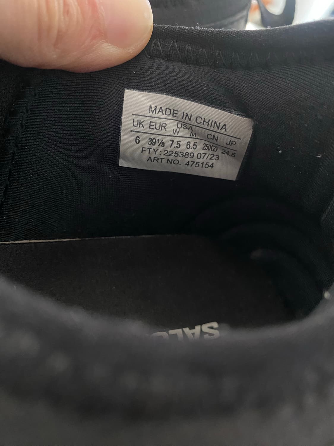 살로몬 X 꼼데가르송 슬립온 네이비 상품이미지4