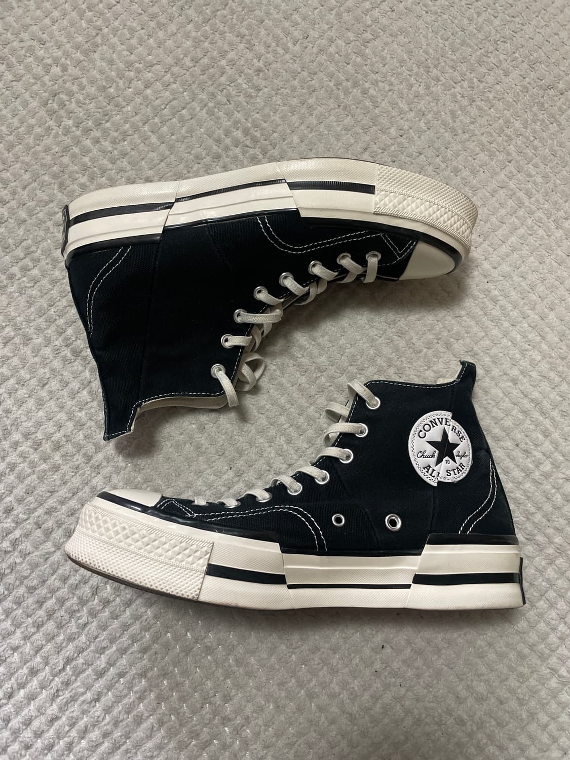 CONVERSE 컨버스 척 70 플러스 하이 검흰 상품이미지3