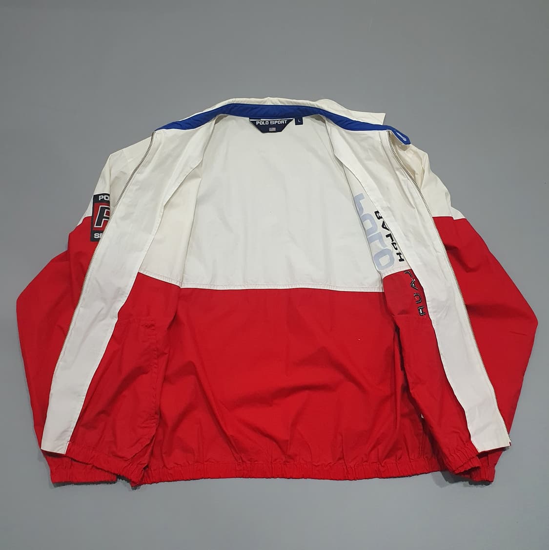 폴로스포츠 90s 스펠아웃 블루종 자켓 베이포트 L (110) 상품이미지8