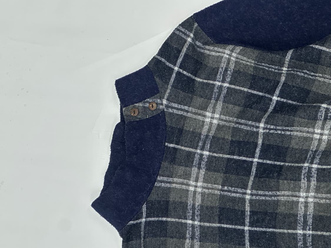 🍀하구미의 그런지 체크 레이어드 티셔츠🍀 히피 에스닉 오리엔탈 빈티지 상품이미지4