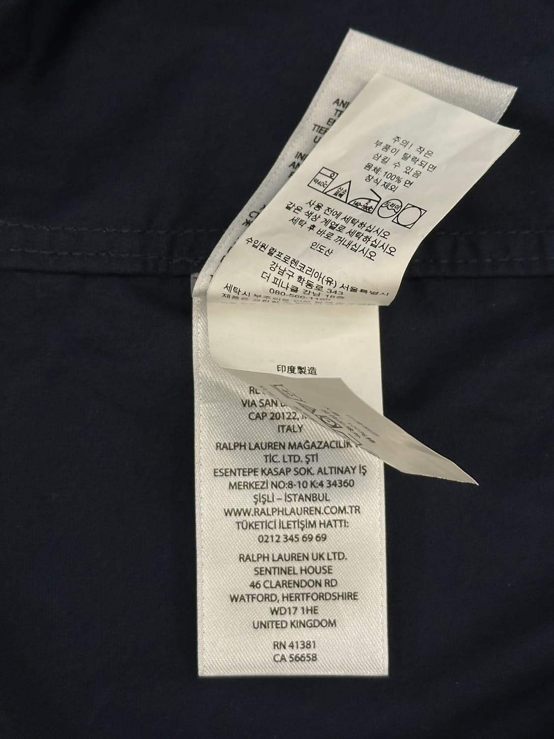 [새제품] 폴로 랄프로렌 드리즐러 코튼 블루종 네이비 XL 상품이미지4