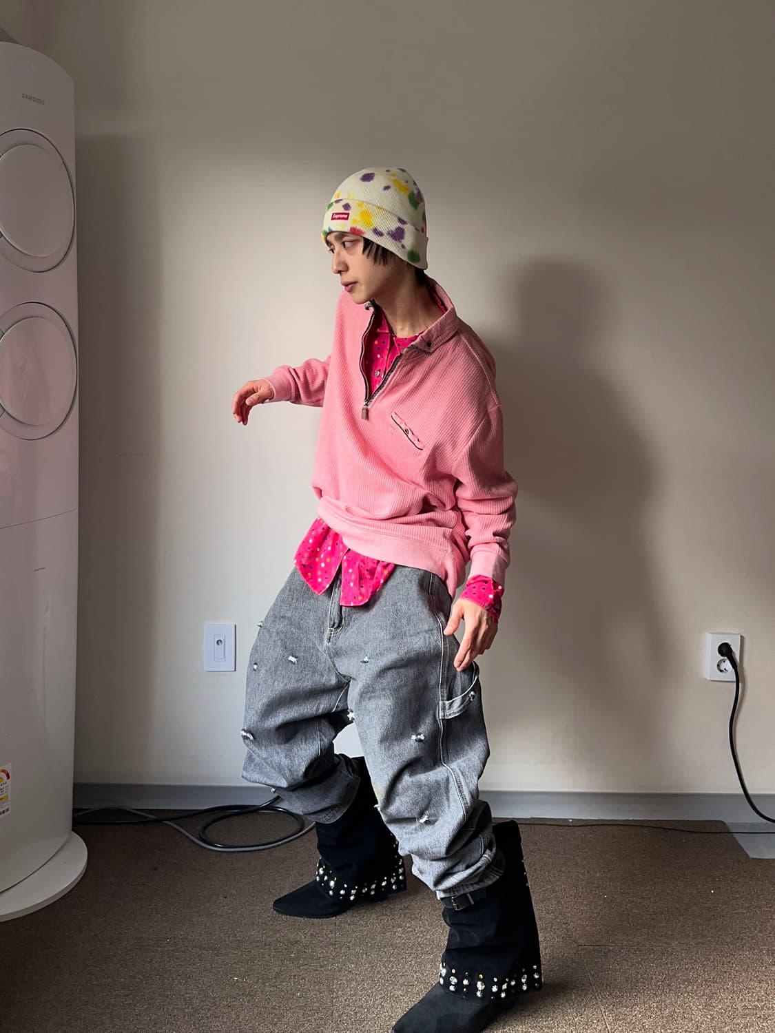 Rocawear 대미지 카펜터 루즈 테이퍼드 진 상품이미지6