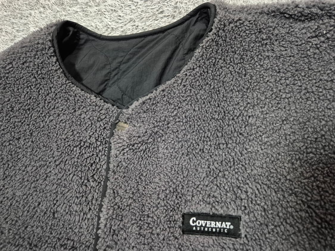 커버낫 남성 리버시블 뽀글이 패딩 자켓 95 상품이미지7