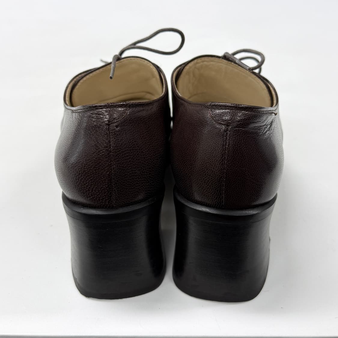 90s Margaret Howell square toe shoes 상품이미지7