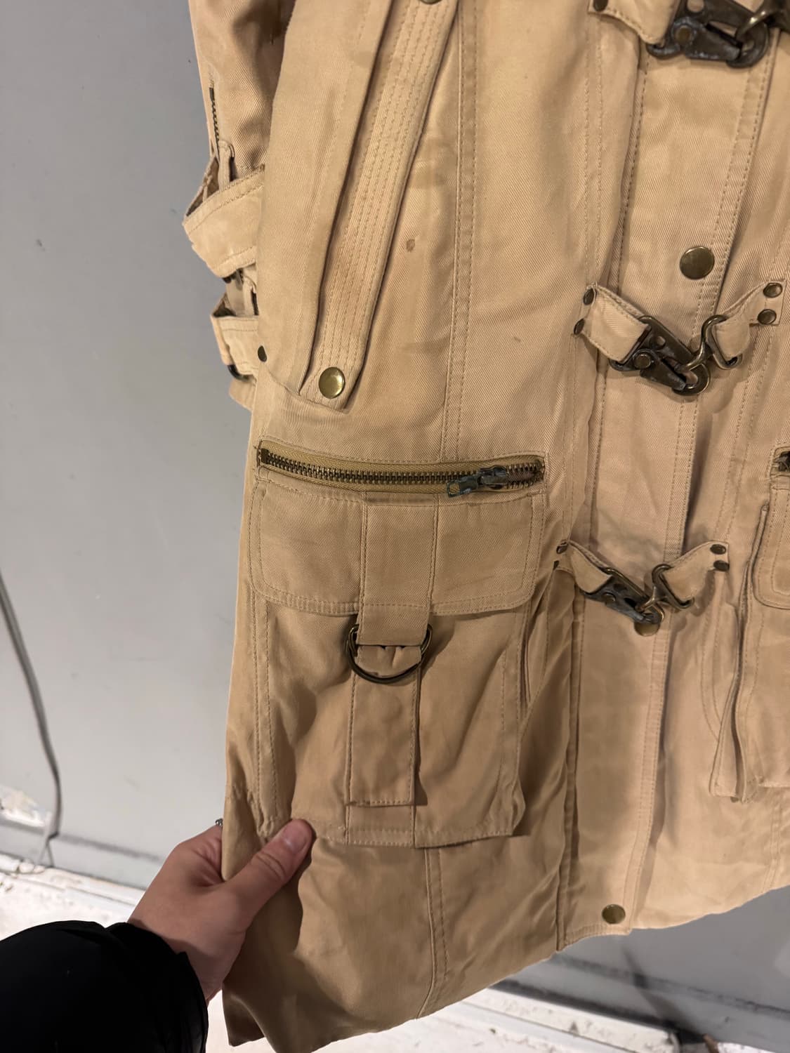 Swordfish 버클 벨티드 파이어맨 퍼 후드자켓 상품이미지9