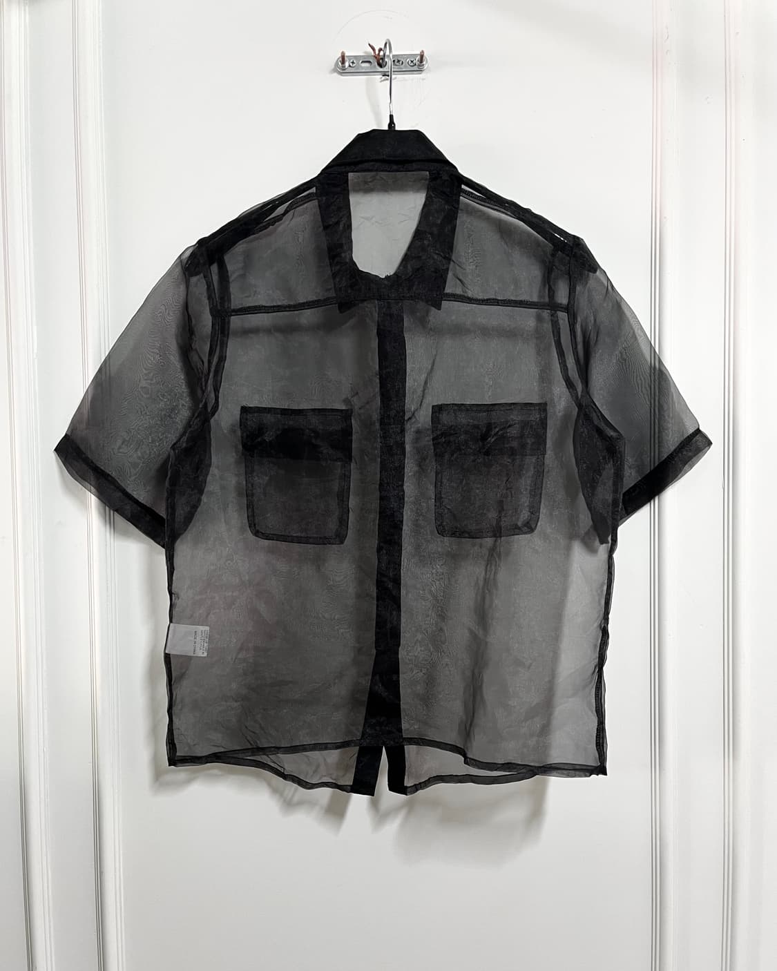 JPN Vintage See Through Black Half Shirt 상품이미지7