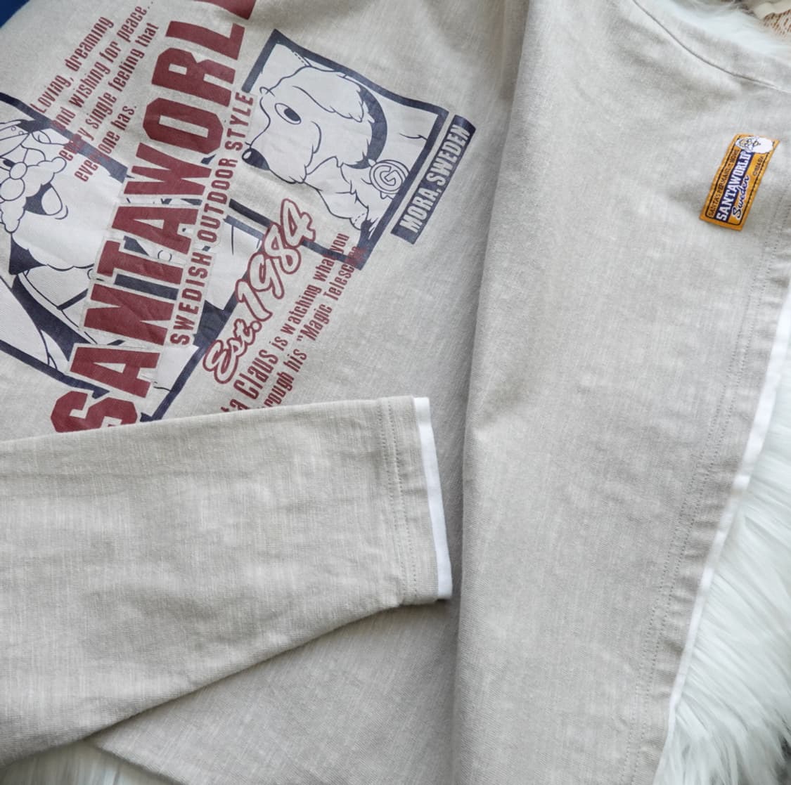 빈티지 SANTAWORLD 롱슬리브 티셔츠 1904 상품이미지9