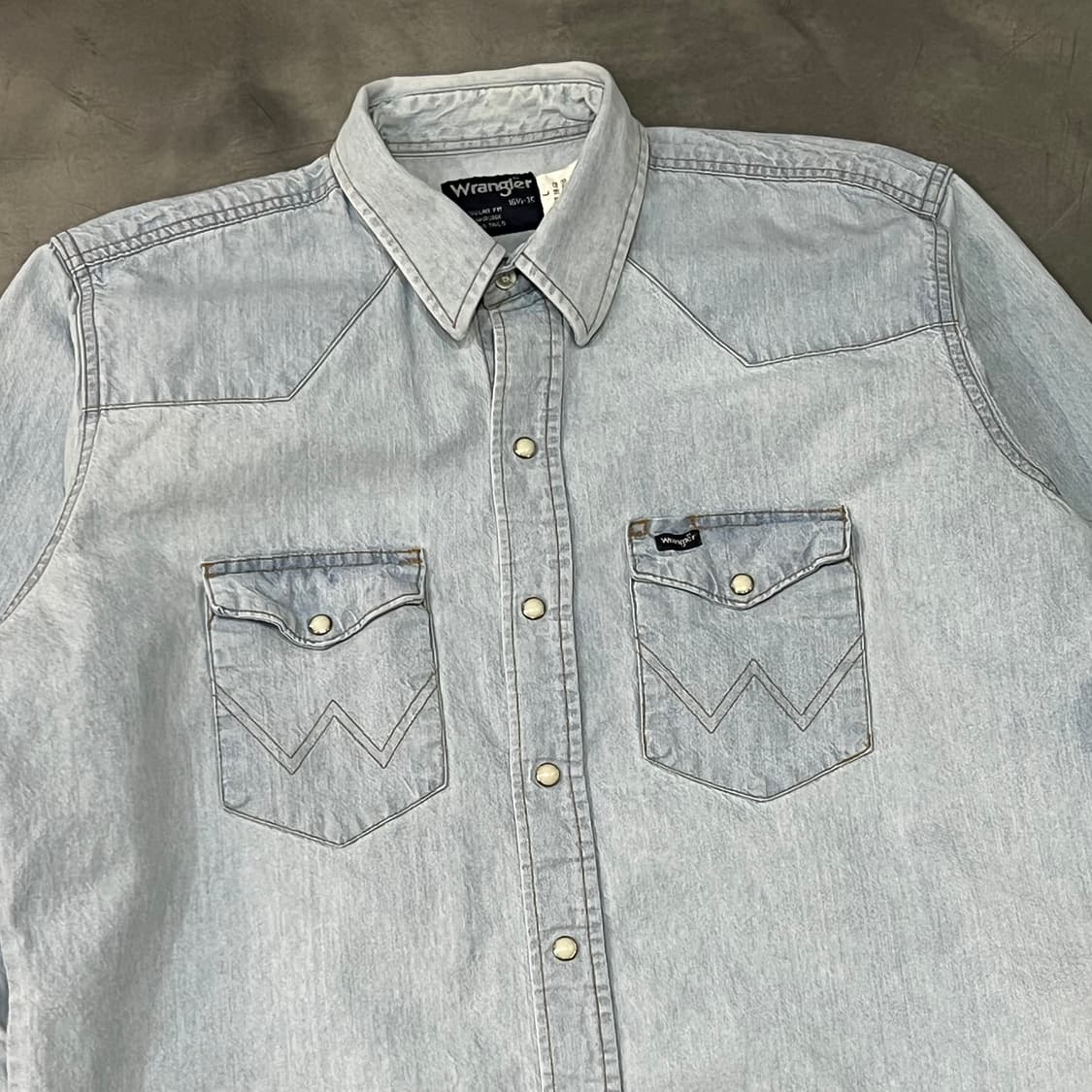  랭글러 웨스턴 데님 셔츠 y14648 상품이미지3