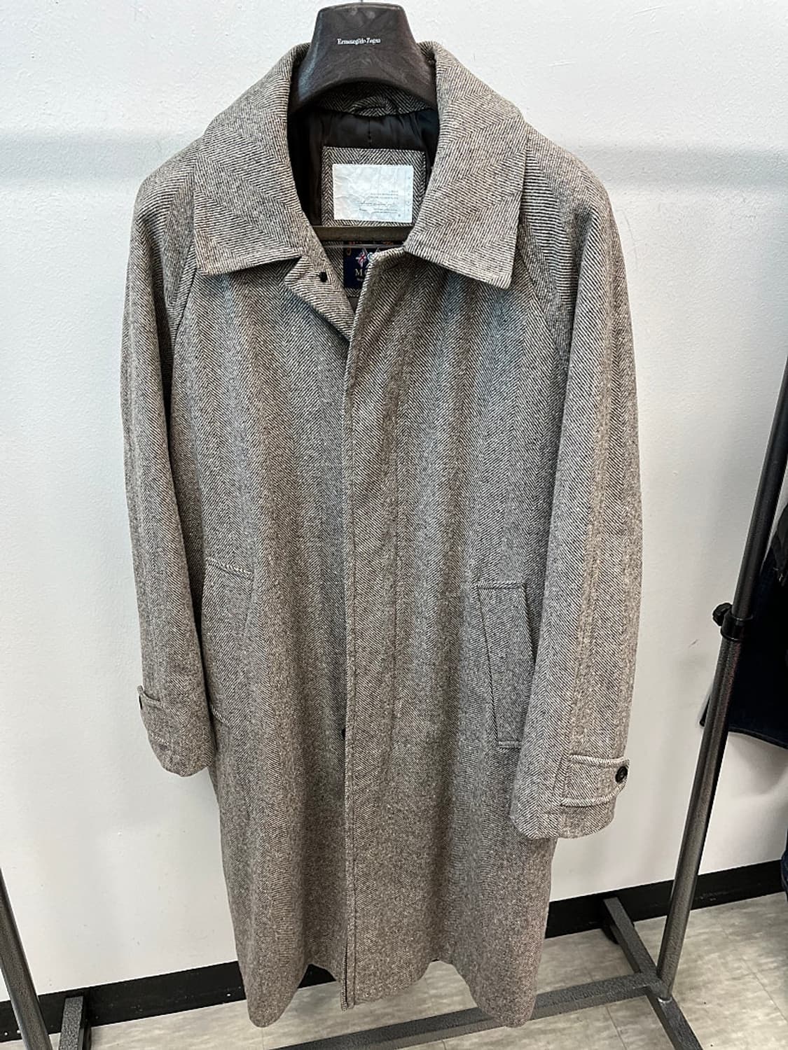 105) 리슈 아브라함문 헤링본 발마칸코트 상품이미지2