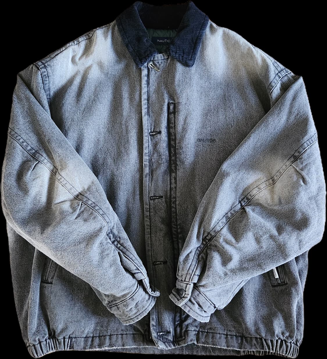 노티카 재팬 데님 블루종 블랙 팔아요 상품이미지1