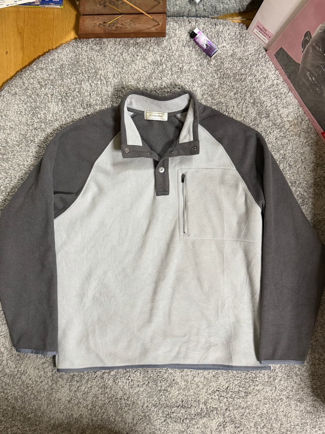 골든베어 래글런 풀오버 후리스 상품이미지1