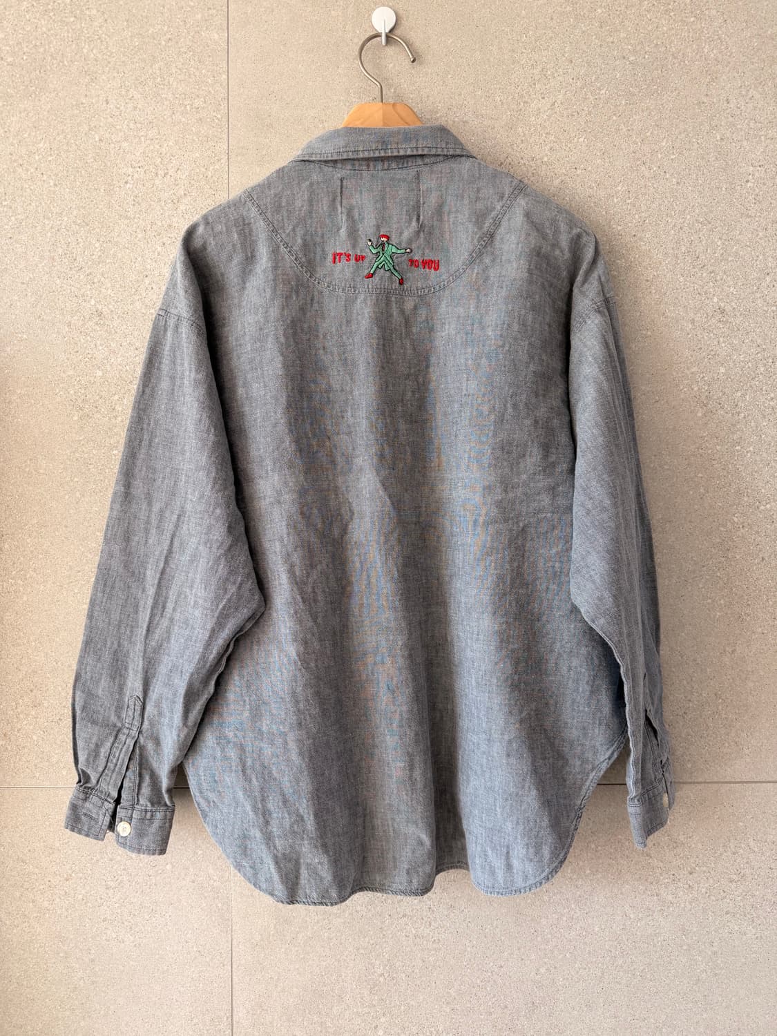 일본 여성 긴팔 셔츠 자수 아방한 상품이미지5